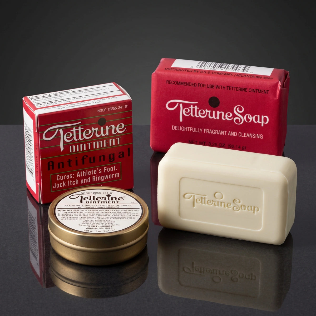 Bundle: Tetterine Ointment (Green) + Tetterine Soap